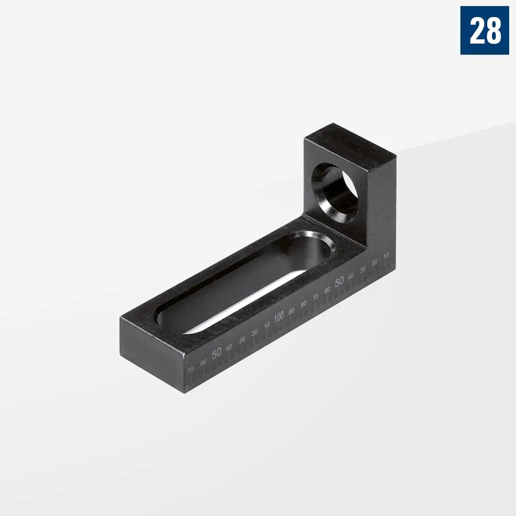 PROFIPlusLINE Упорный угол малый отверстие/слот Азотированный Demont 760M D28-03001-005