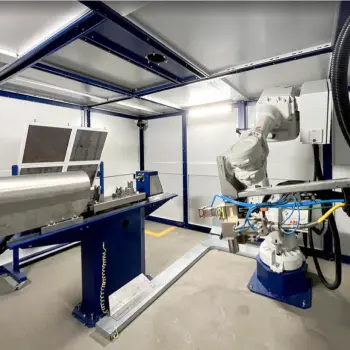 Роботизированный комплекс лазерной закалки