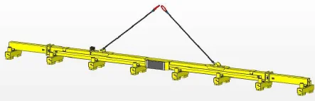 BF 8/220 X 5 Фиксированная магнитная траверса г/п 22000 кг