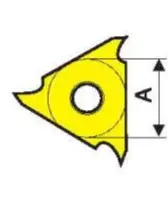 Твердосплавная сменная пластина для обработки канавок и отрезки JTGR/L-3150F