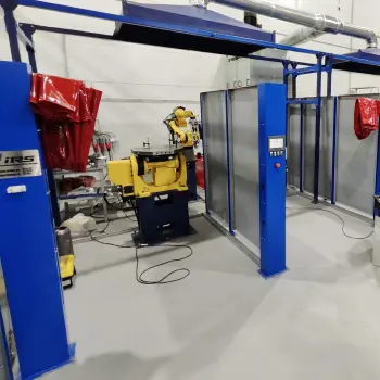 Автоматизированная установка для наплавки труб 