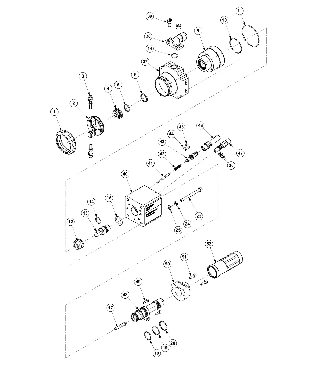 Взрыв-схема плазматрона SinplexPro-180
