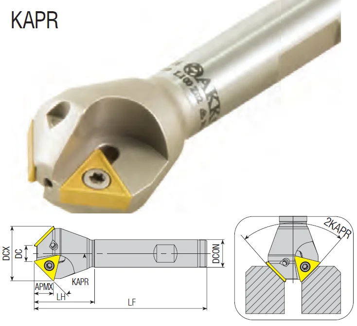 ACM15-TC16-D22X29-W16-L100-Z01 S-тип Концевые фрезы для снятия фаски (зенковки)