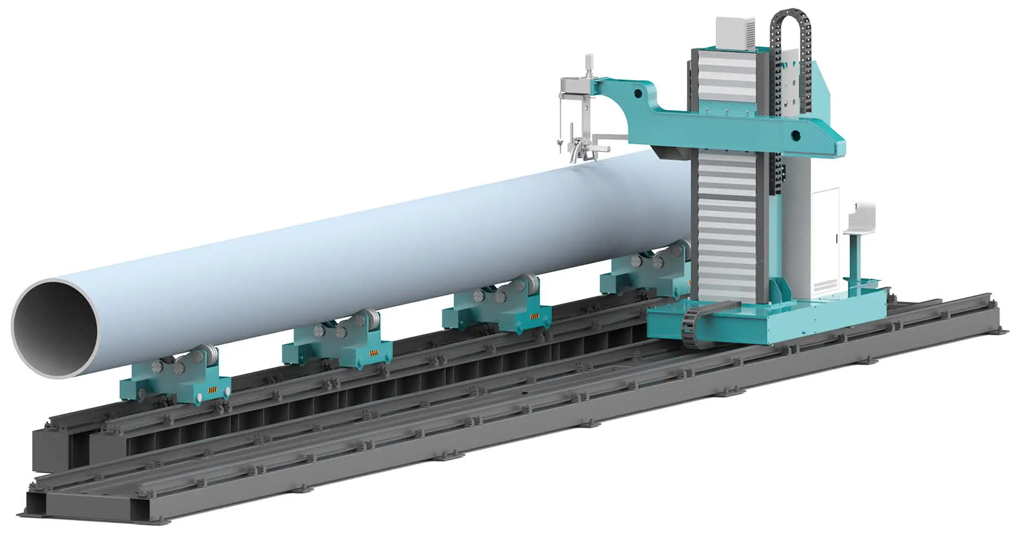Станок для резки крупногабаритных труб