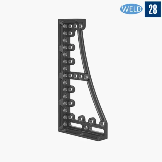 Угол зажимной высотой 800 мм. Правый