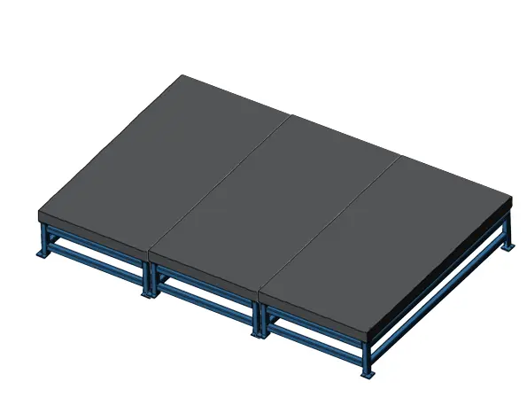 Стенд из поверочных плит