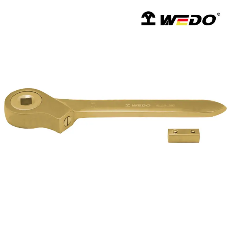 Ключ 12-гранный накидной с трещоткой искробезопасный AL119-1002