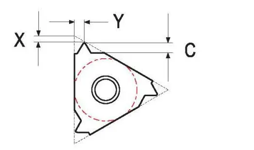 Резьбовая твердосплавная сменная пластина 16IR/L 11BSPT