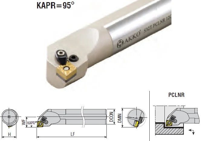 A50U PCLNR/L 16C Расточная державка P-тип