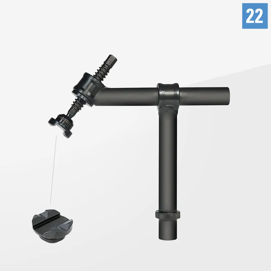 Струбцина толкающая 45 с коротким шпинделем Арт. D22-07009-004