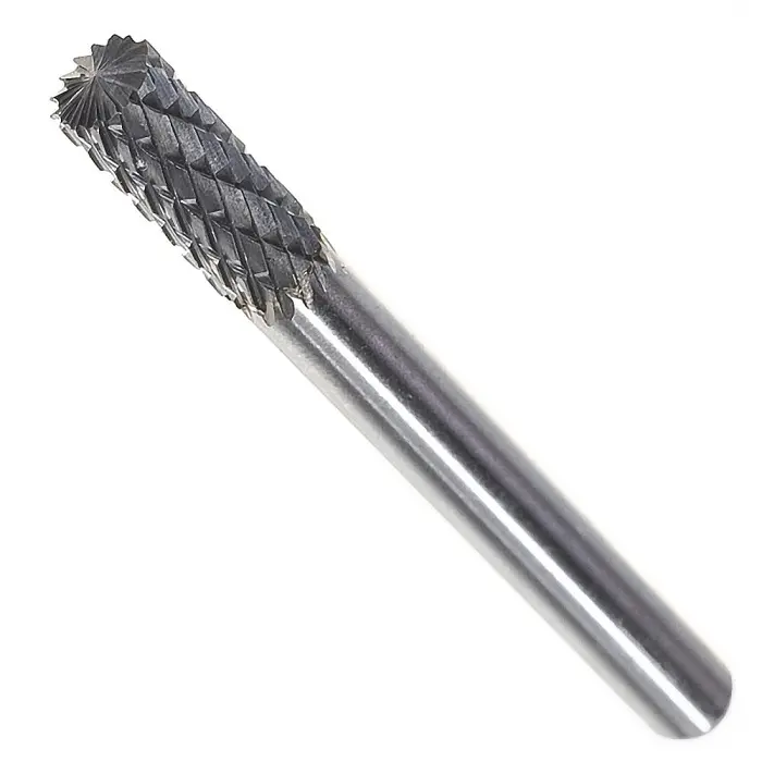 Борфреза твердосплавная цилиндрическая с торцевой насечкой IRS-B0808MD