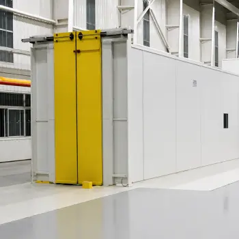 13-осевая роботизированная система для дробеструйного упрочнения и формообразования