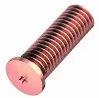 Резьбовая приварная шпилька стальная Омедненная M3x6 Арт. 11-03-006