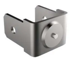 Двойной контакт привар заземления стальной нержавеющий ширина контакта 6,3 мм, высота контакта 12 мм