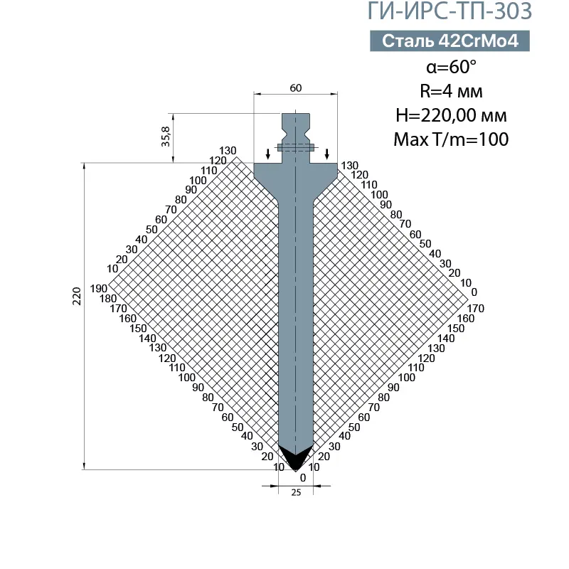 Пуансон TRUMPF ГИ-ИРС-ТП-303