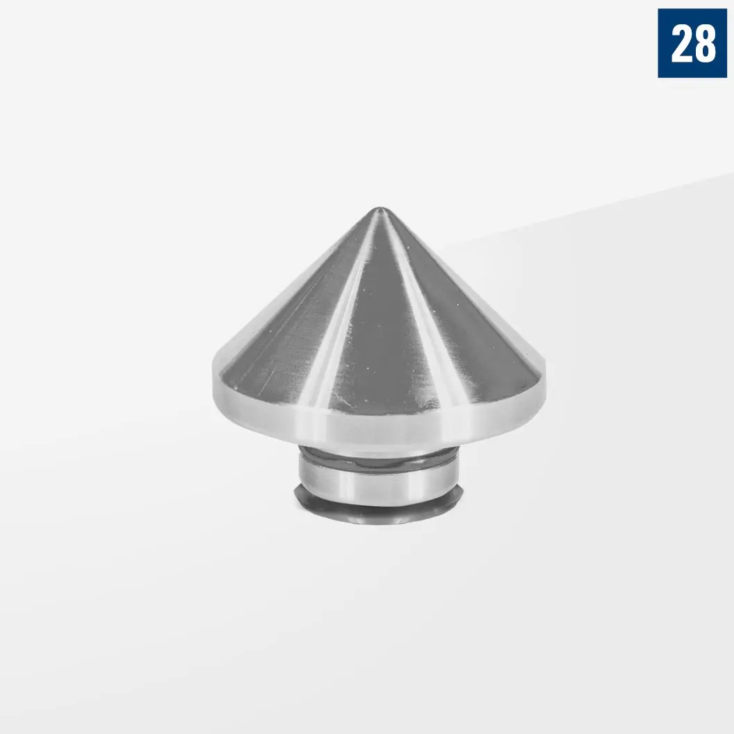 Конусное посадочное место Ø58 mm Алюминий Арт. D28-09003-013