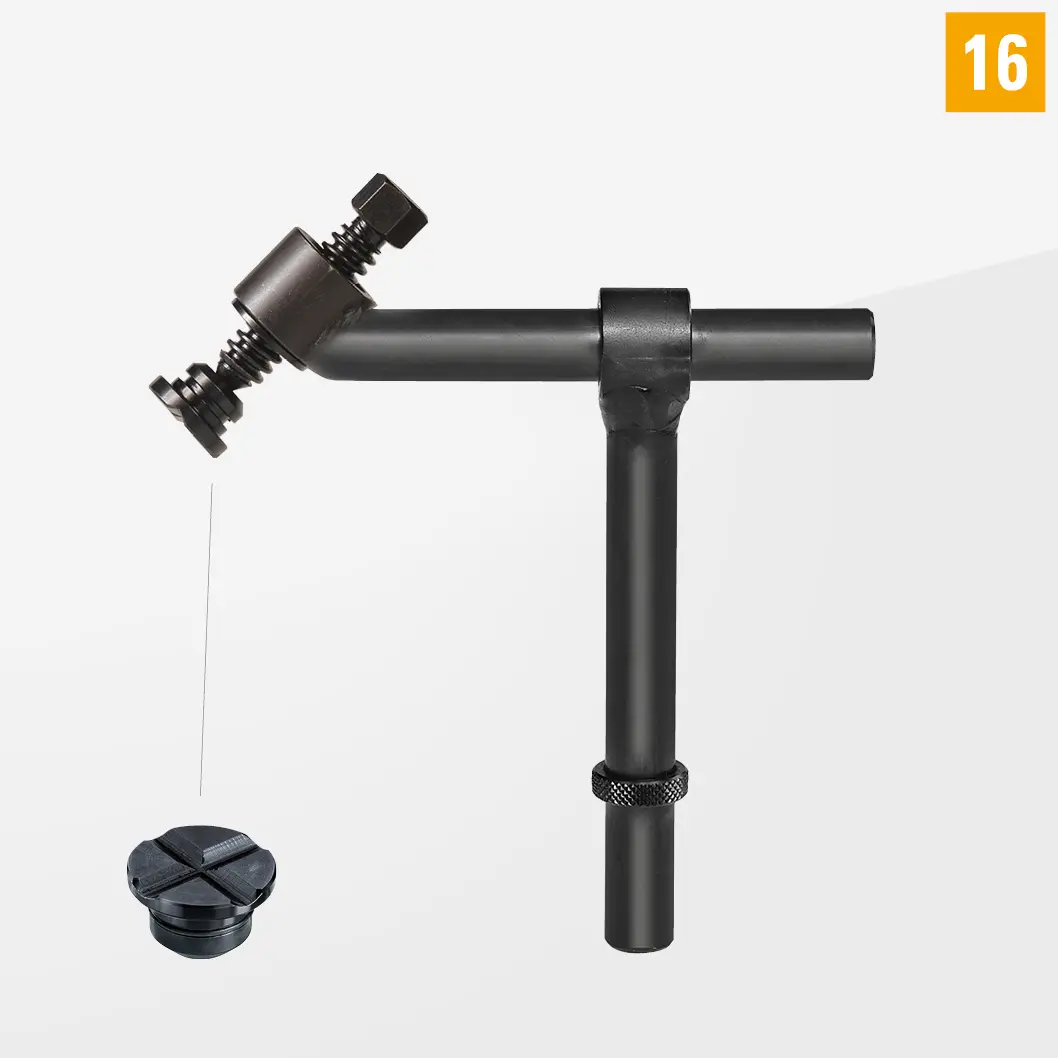 Струбцина 45° с коротким шпинделем D16-07009-002