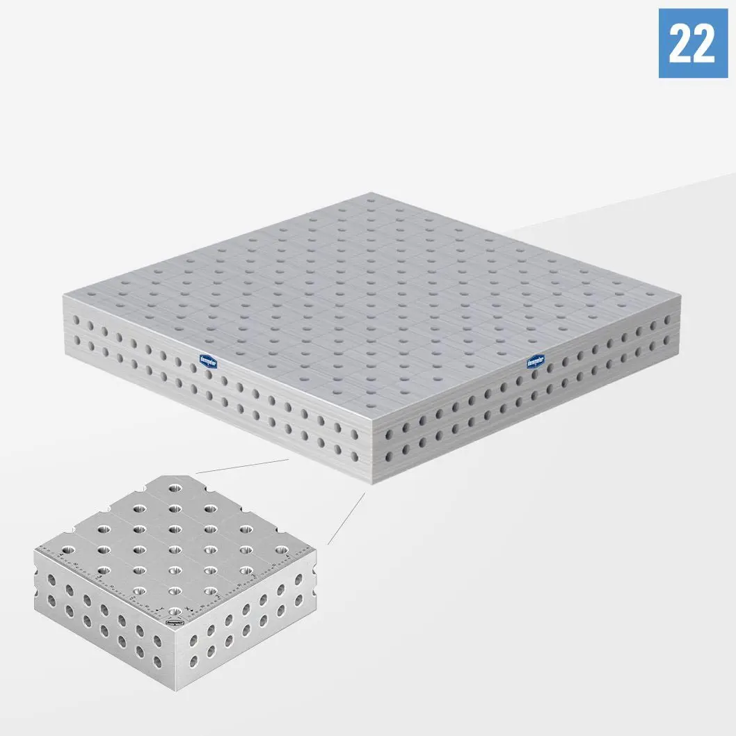 PROFIPlusLINE PL 3D table 22 1000х1000 Стандартное исполнение без опор PL22-01001-000