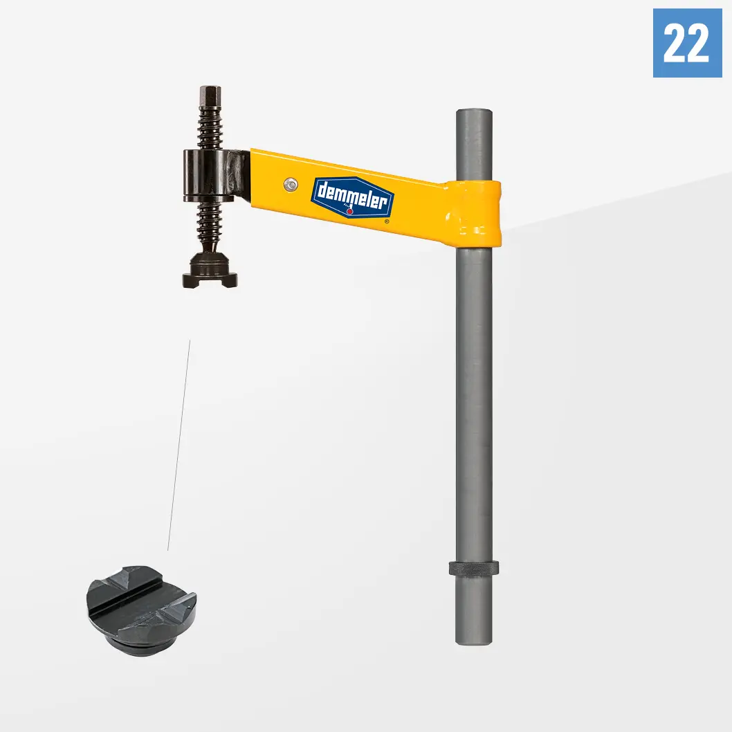 Выравнивающая струбцина 180 с коротким шпинделем Арт. D22-07001-002