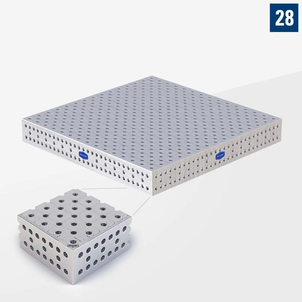 PROFIPlusLINE PL 3D Сварочный стол 28 1500х1500 Стандартное исполнение без опор PL28-01031-000