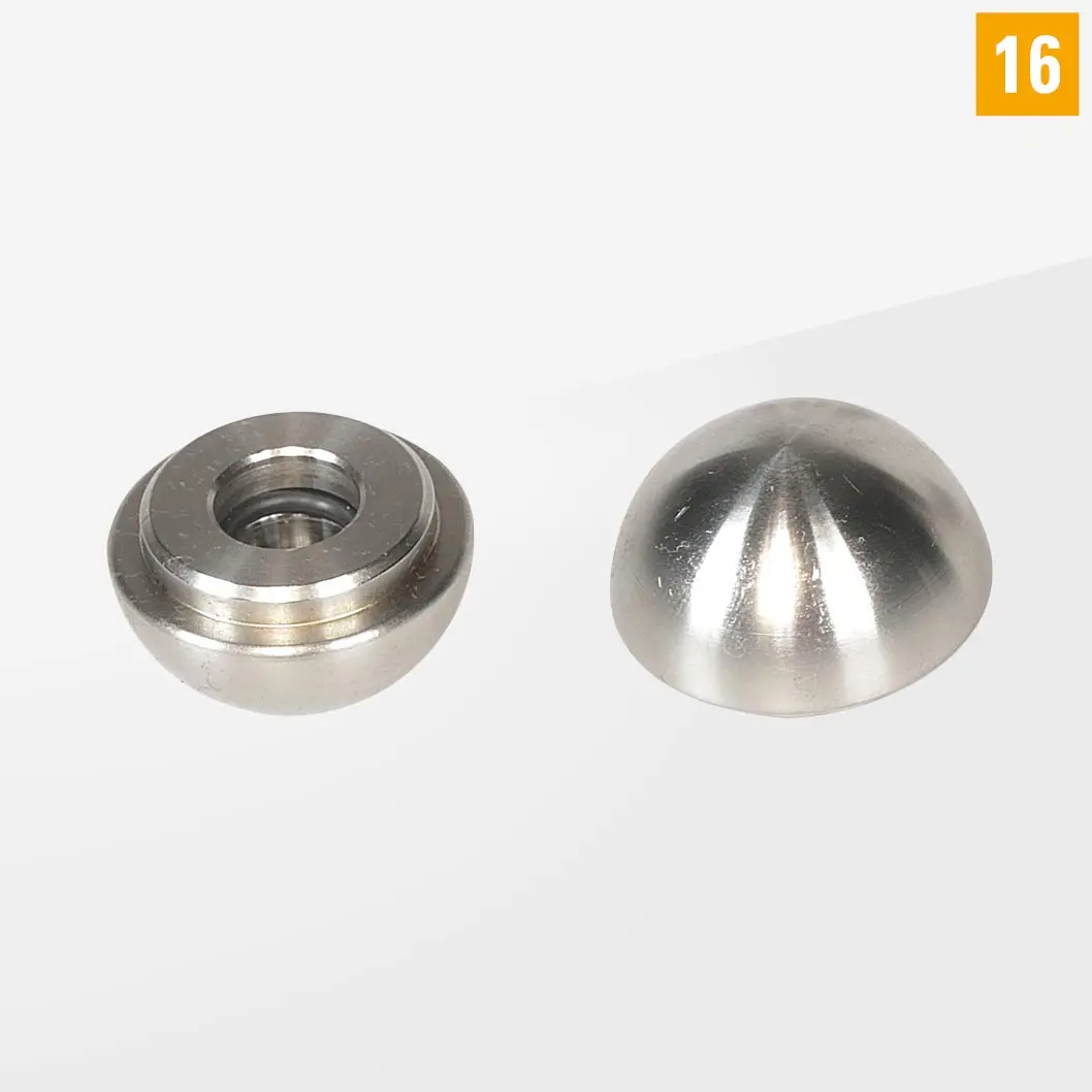 Зажимной диск шаровой формы Нержавеющая Сталь D16-07011-006