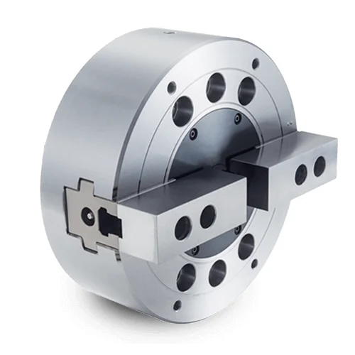 TF-N10-2K8 Гидравлический двухкулачковый токарный патрон без проходного отверстия