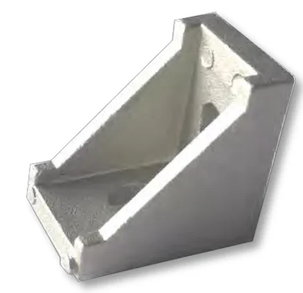 Прямоугольный соединитель усиленный 20х28-6 для алюминиевых профилей, ALF-RC2028-6