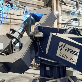 Роботизированный комплекс для MIG/MAG сварки поперечин рам карьерных самосвалов