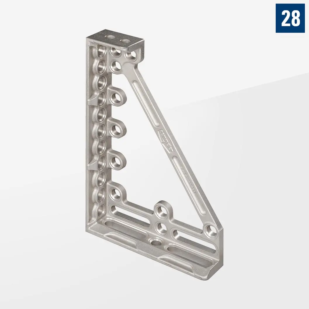 PROFIPlusLINE Упорный угол Алюминий-титан 600 Левый PL28-03003-023