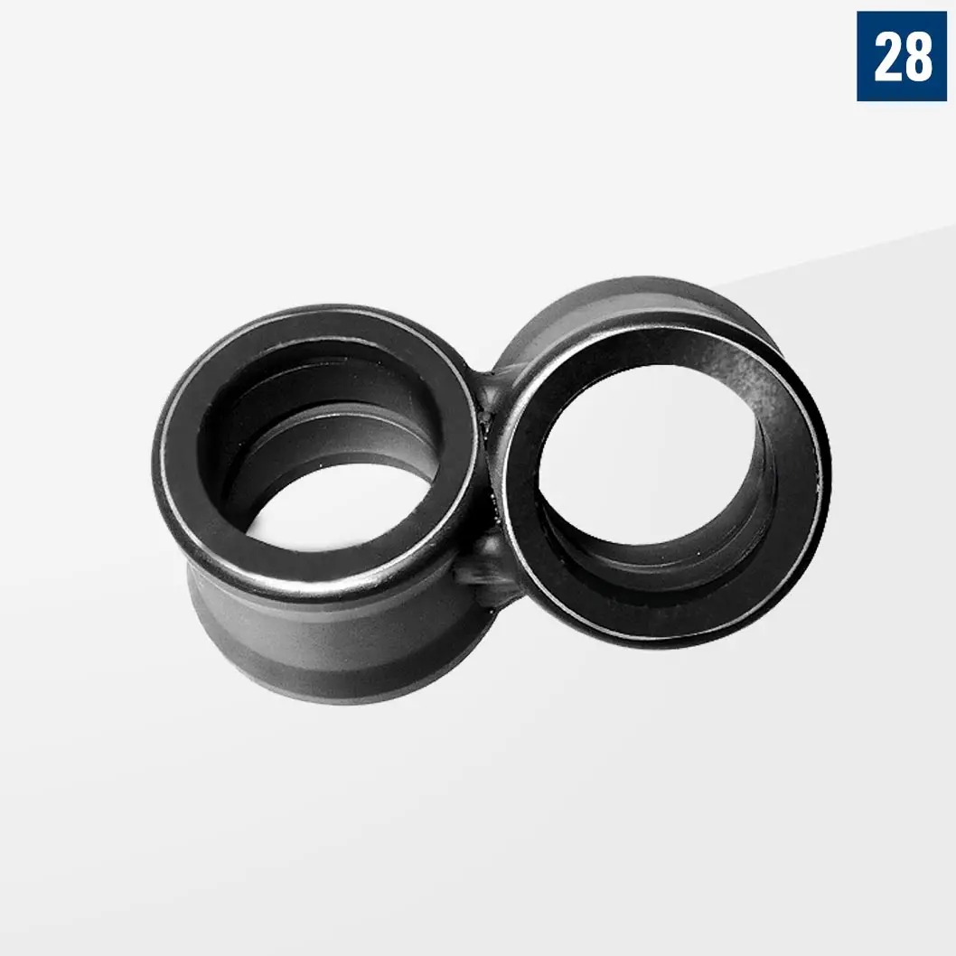 Угловая втулка 45° с точной шкалой с шагом 15° D28-07035-010