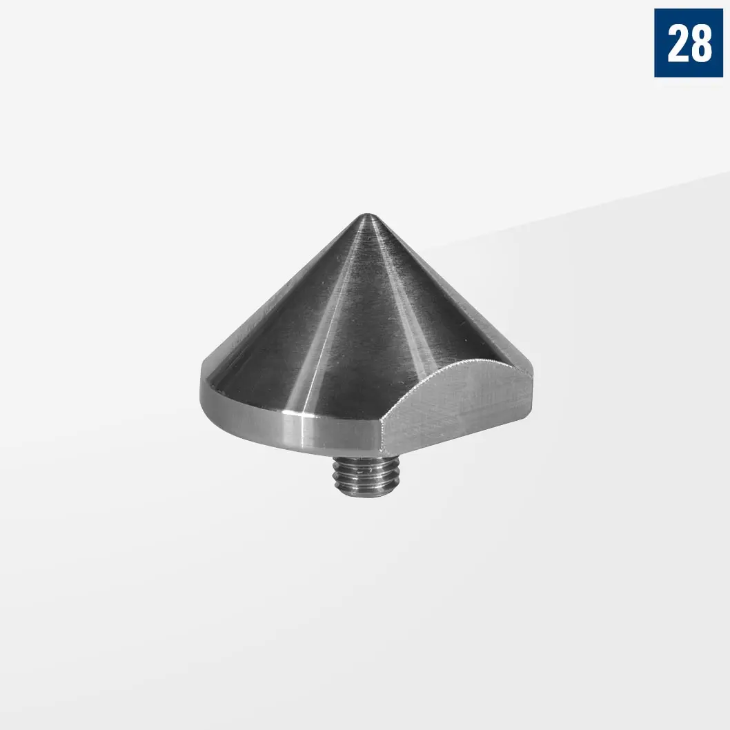Конусное посадочное место с резьбой Нержавеющая Сталь Арт. D28-09003-018