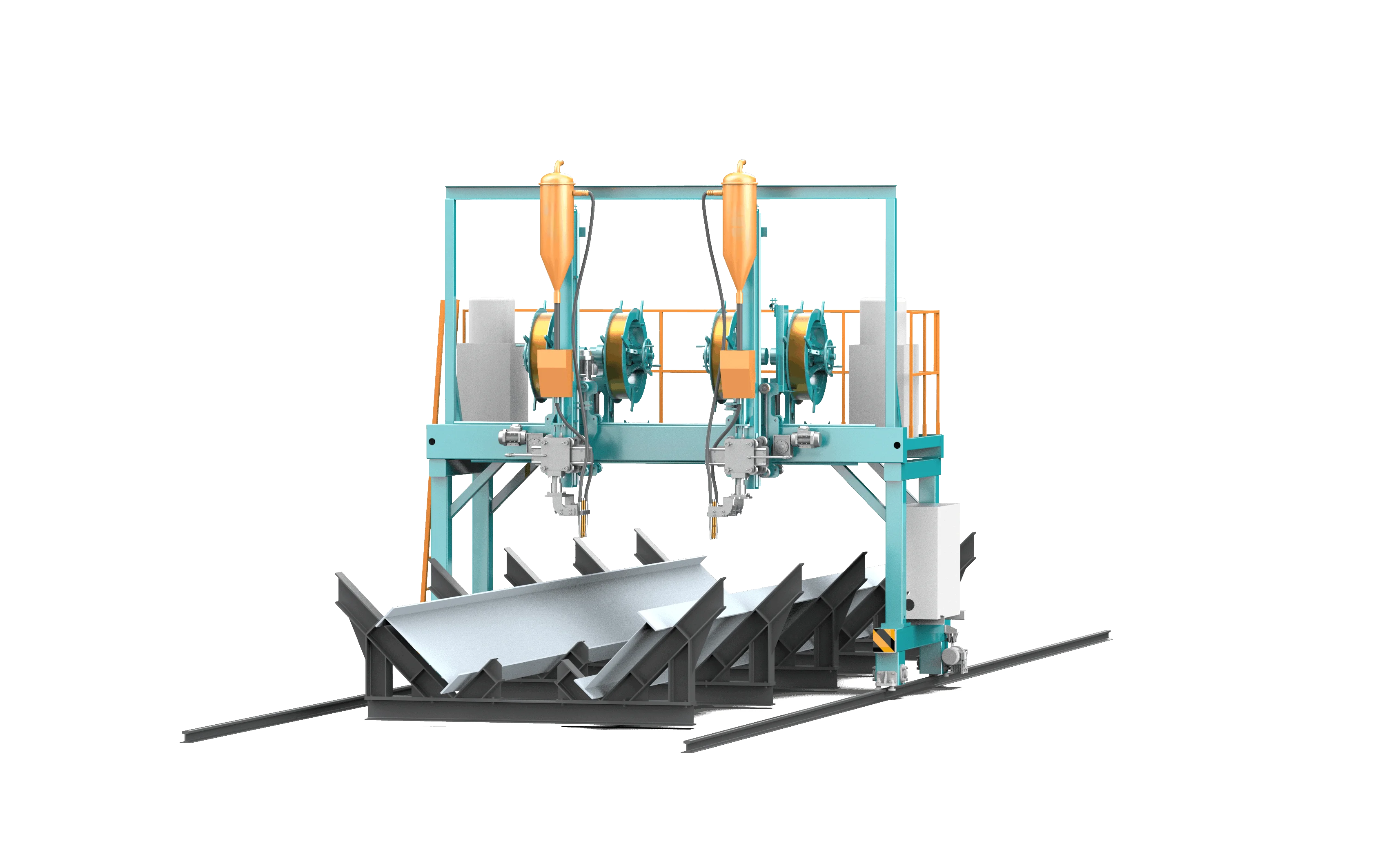 Линия сварки двутавровых балок