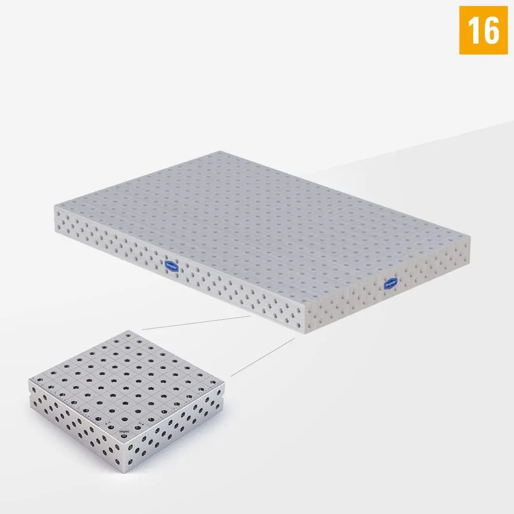 PE 3D Сварочный стол 16 1200х800 Стандартное исполнение без опор