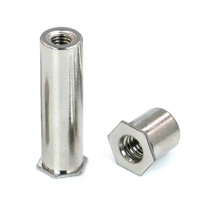 Втулка запрессовочная SO4 полно проходная Сталь нержавеющая А4 M3x10 SO4-M3-10