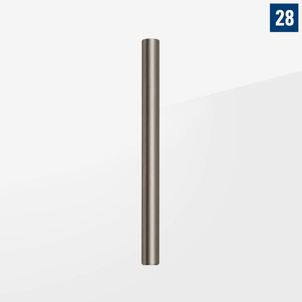 Зажимная труба L600 D28-07004-002