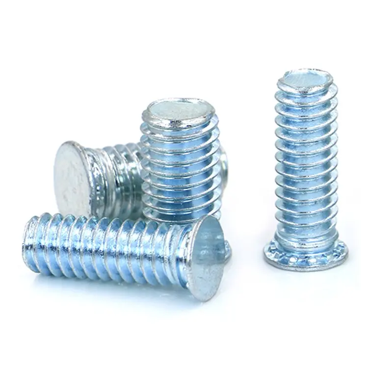 Резьбовая запрессовочная шпилька FHL Сталь оцинкованная M2,5x18 FHL-M2,5-18