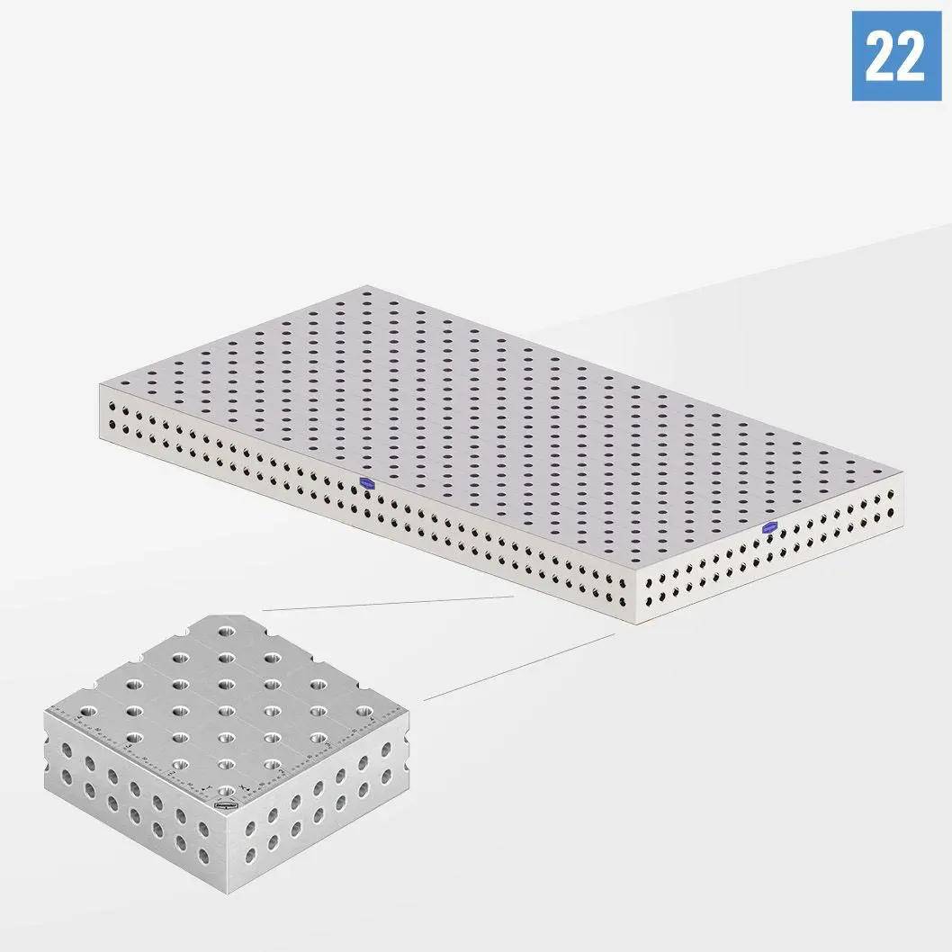 PROFIPlusLINE PL 3D table 22 2000х1000 Стандартное исполнение без опор PL22-01002-000