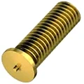 Резьбовая приварная шпилька Латунная