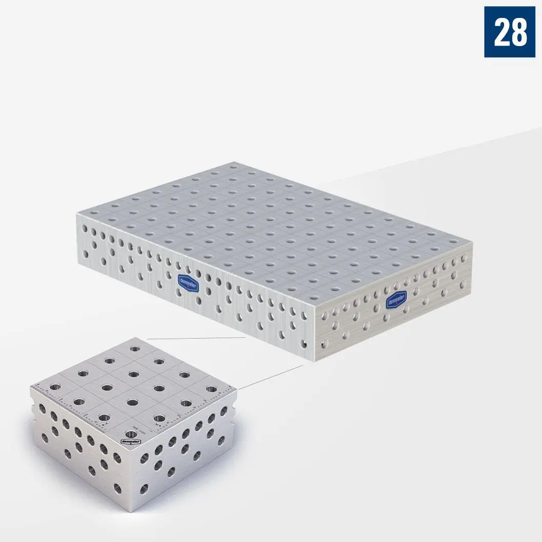 3D Сварочный стол PE28 1200х800 Стандартное исполнение без опор PE28-11019-000