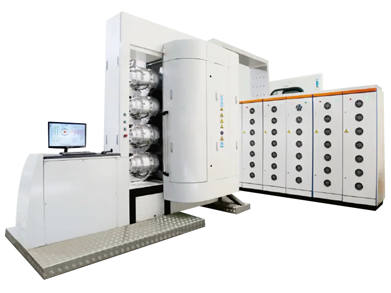 Промышленная вакуумная установка PVD напыления защитных и декоративных покрытий 1212