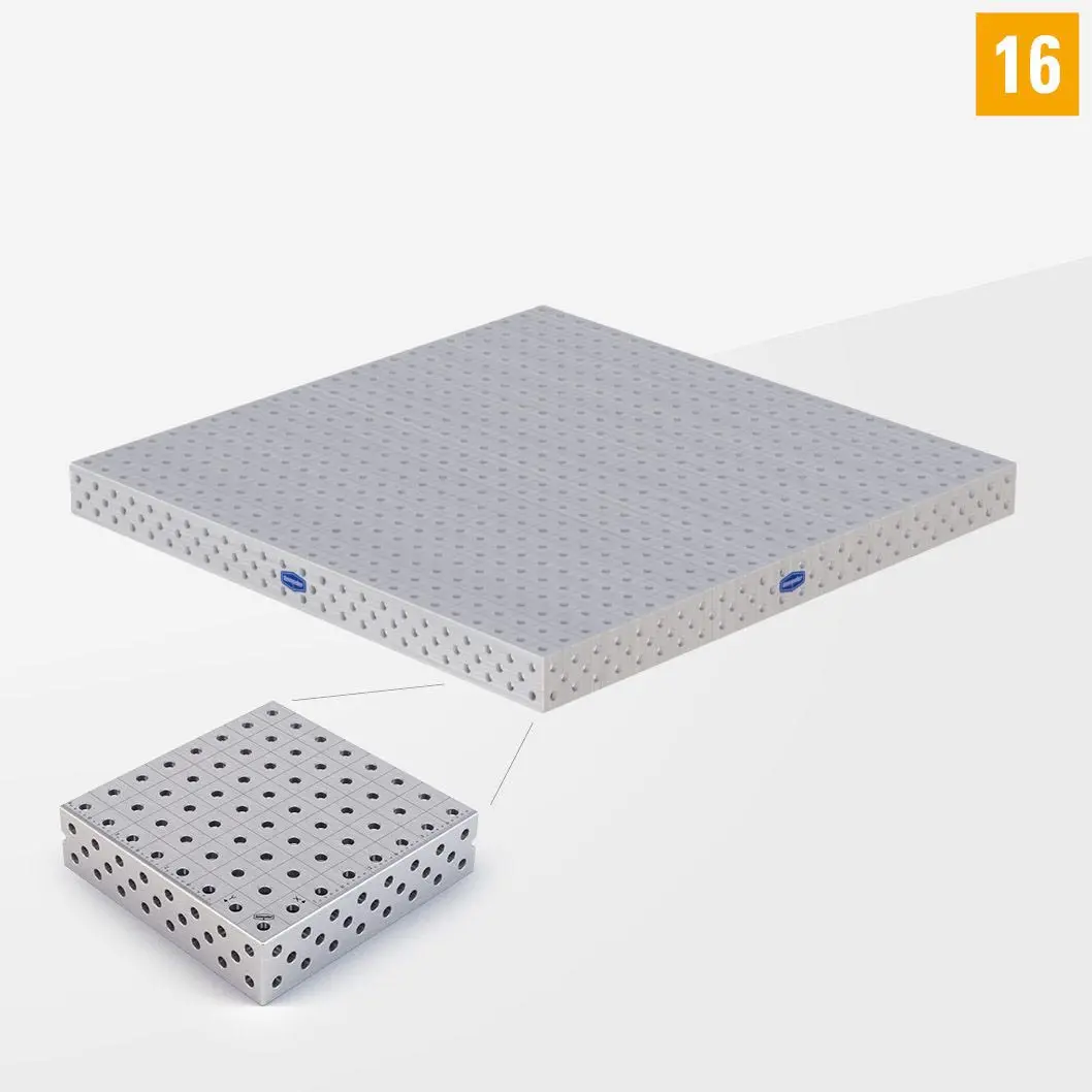 PE 3D Сварочный стол 16 1200х1200 Стандартное исполнение без опор