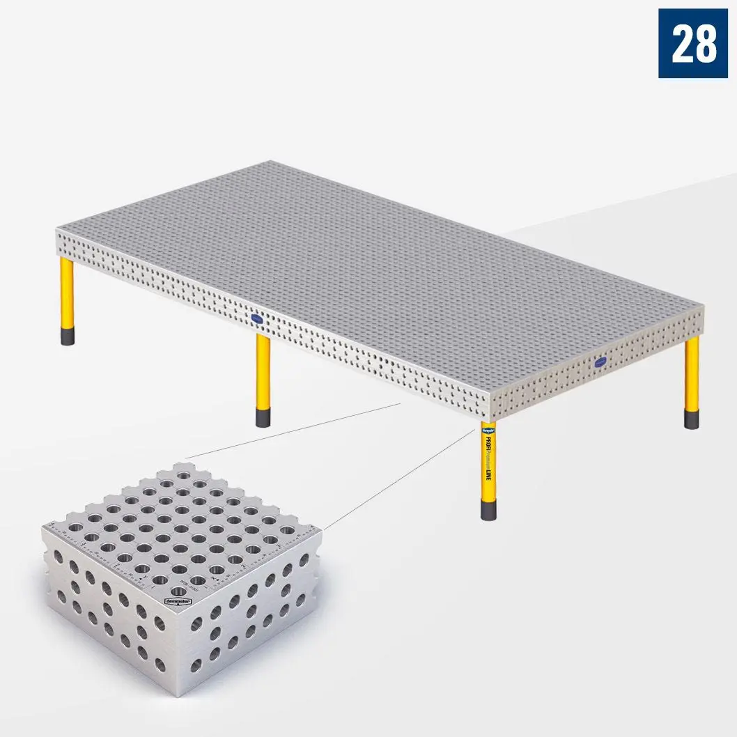 PROFI Premium LINE PP 3D Сварочный стол 4000х2000 Стандартное исполнение Со стандартными опорами PP2