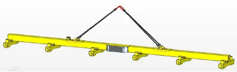 BF 6/300 X Фиксированная магнитная траверса г/п 30000 кг
