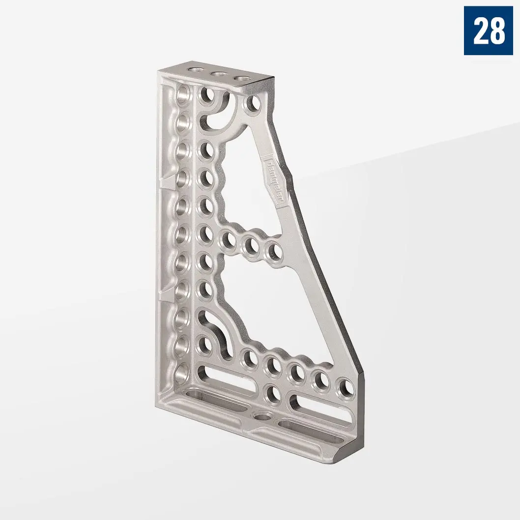 PROFIPremiumLINE Упорный угол Алюминий-титан 600 Левый P28-03003-003