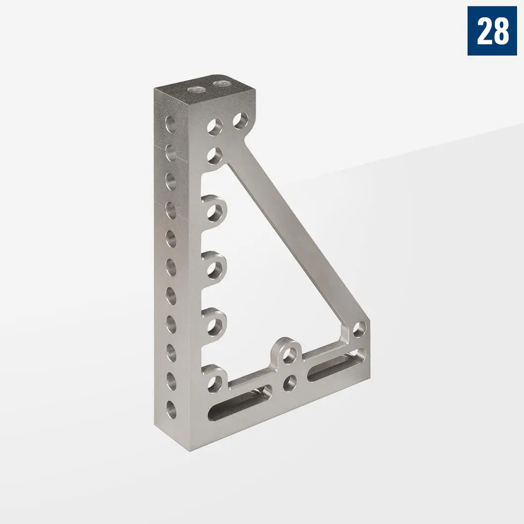 PROFIPlusLINE Упорный угол Алюминий-титан 600 Правый PL28-03003-022