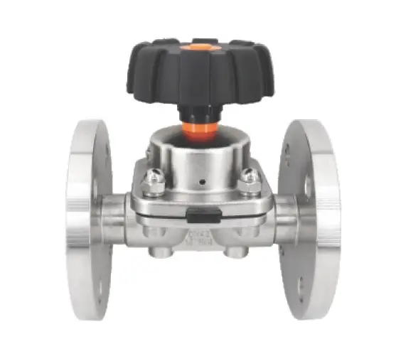 Фланцевый мембранный клапан
(размер DN100)