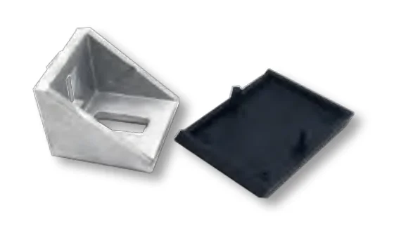 Прямоугольный соединитель усиленный 40х40 для алюминиевых профилей, ALF-RC4040B