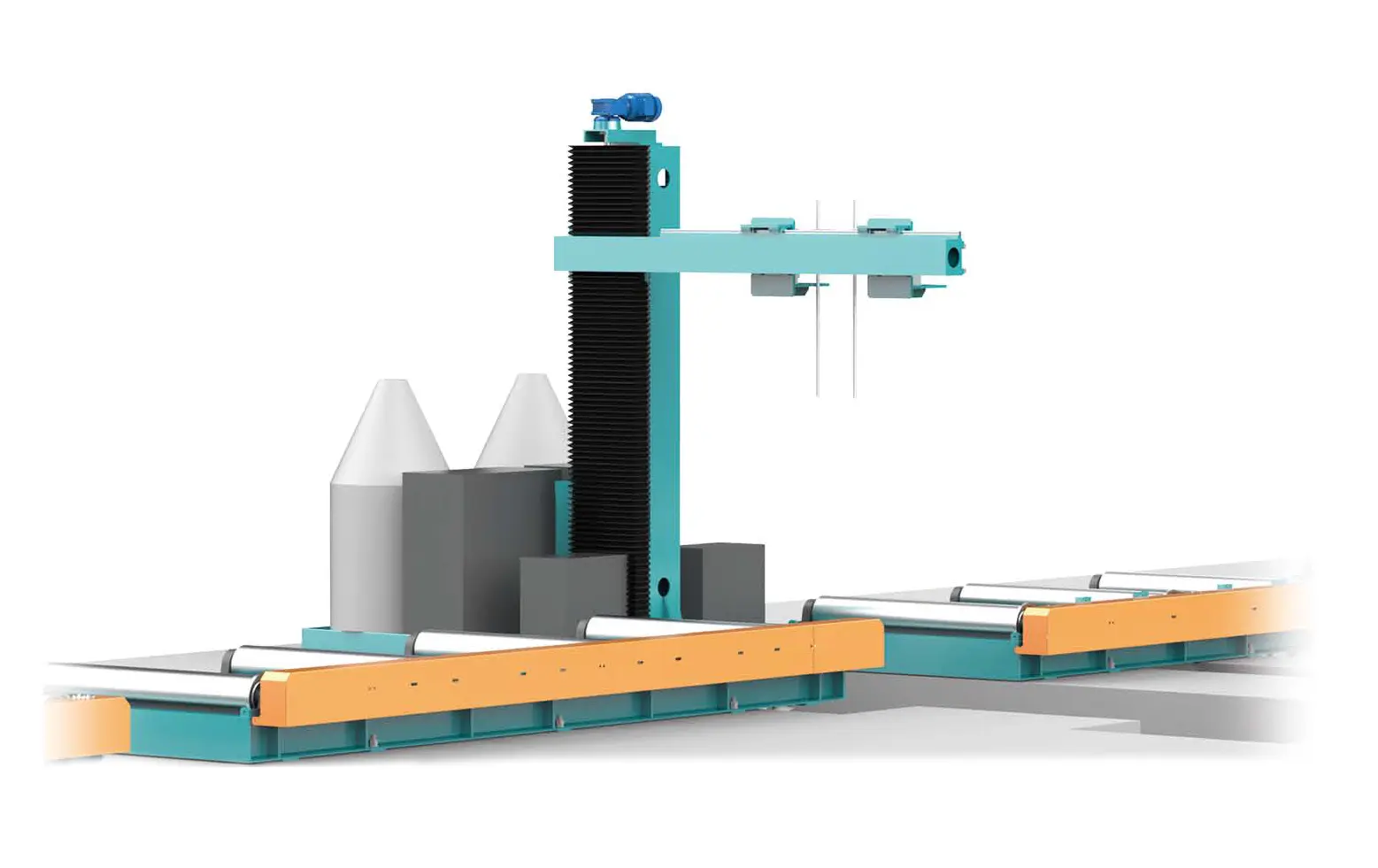 Консольный станок электрошлаковой сварки