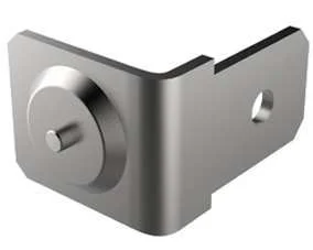 Контакт заземления приварной алюминиевый ширина контакта 6,3 мм, высота контакта 12 мм