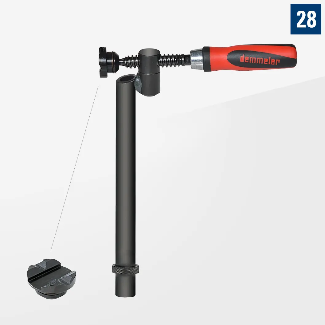 Струбцина толкающего типа 90° H350 D28-07008-010